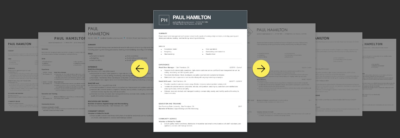 Создание резюме в Resume-now