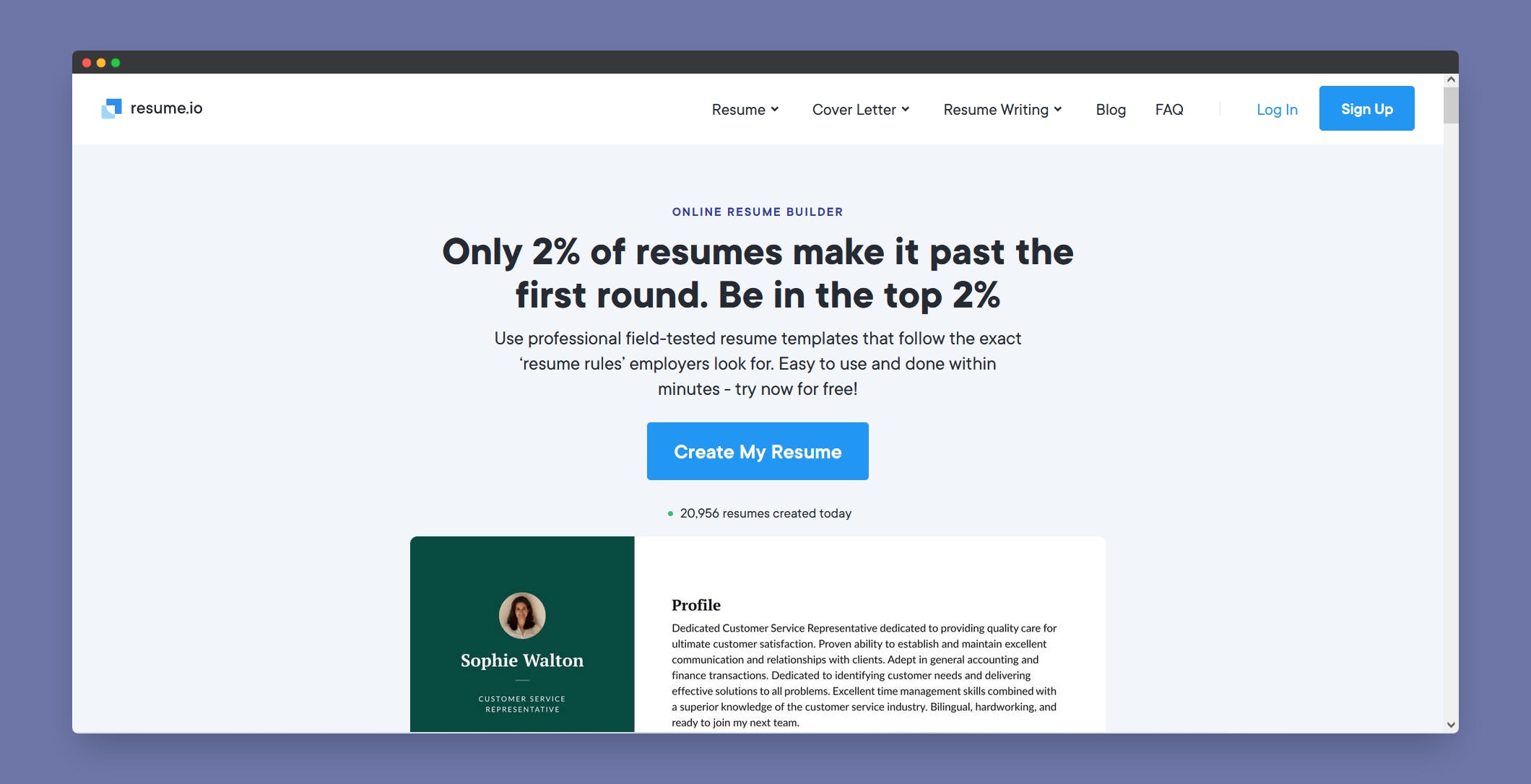 resume.io