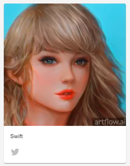 Портрет Swift, нейросеть