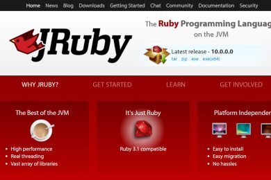 Реалізацію мови програмування Ruby для JVM оновлено до версії 10