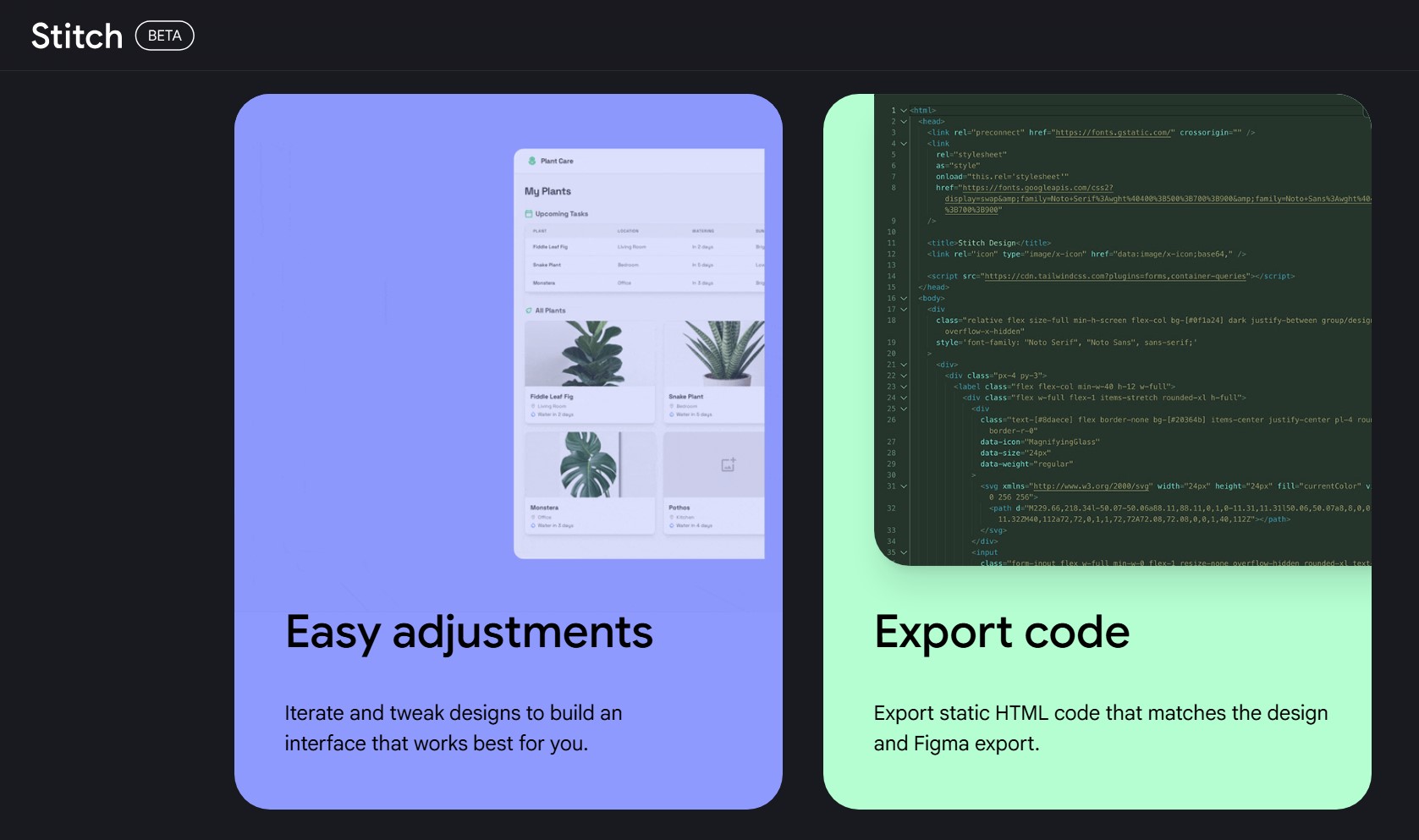 Google випустила Stitch — інструмент для розробки UI