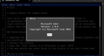 У Windows 11 з’явиться новий текстовий редактор Edit, легший за Блокнот. Він працюватиме з командного рядка