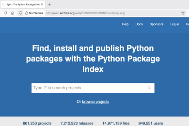 Хакери атакують Python-розробників, використовуючи фейковий сайт PyPI