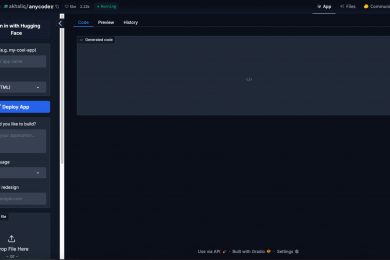 Hugging Face представляє AnyCoder — безкоштовний інструмент для веб-розробки без знання мов програмування