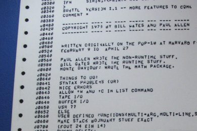 На GitHub виклали оригінальний код BASIC 1978 року
