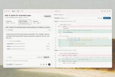 Агентний редактор коду Cursor оновлено до версії 2.0. Головними новинками релізу стала оптимізована для кодування модель Composer та новий інтерфейс для паралельної роботи з багатьма агентами.