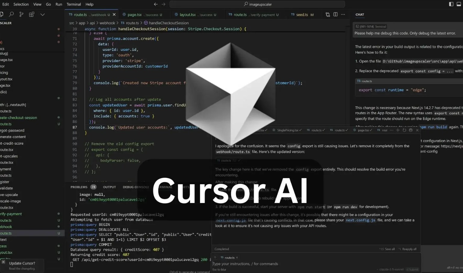 Редактор коду Cursor оновлено до версії 1.7