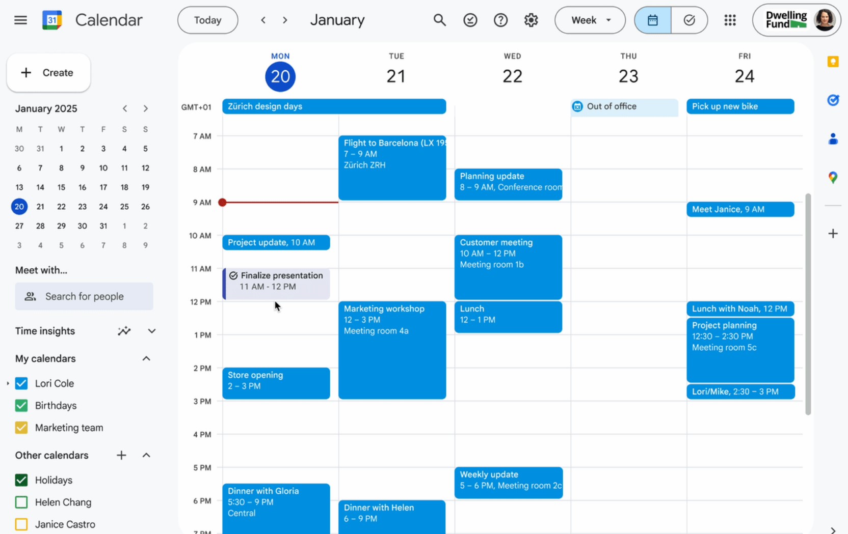У Google Календар тепер можна планувати робочі завдання