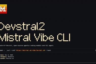 Mistral випускає нову модель Devstral 2 та інтерфейс командного рядка Mistral Vibe CLI