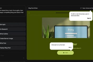 Google інтегрувала в Gemini конструктор міні-додатків Opal