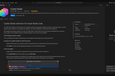 Розширення Copilot Studio для VS Code стало загальнодоступним