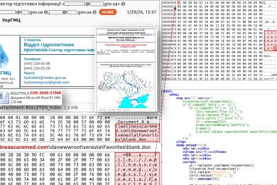 Вразливість Microsoft Office використовують для атак з нібито попередженням Укргідрометцентру