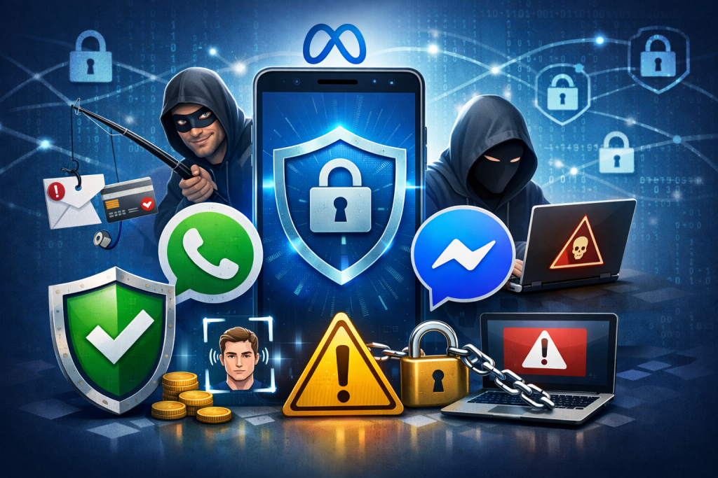 Meta додає нові методи захисту від шахраїв у WhatsApp та Messenger