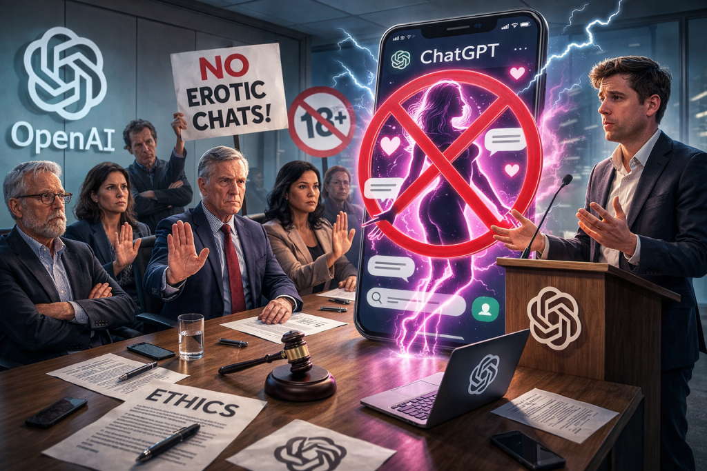 Рада консультантів OpenAI категорично проти ідеї Альтмана додати в ChatGPT «еротичні чати»