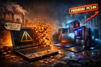 «Сегмент доступних за ціною ПК зникне до 2028 року»: експерти дають невтішний прогноз