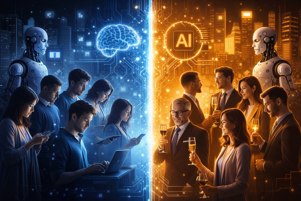 K-подібна продуктивність: штучний інтелект непомітно розділяє людство на дві касти 