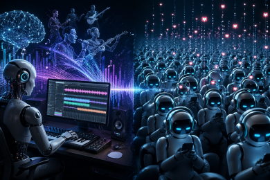 Deezer: 44% нової музики згенеровано штучним інтелектом. Більшість прослуховувань — боти