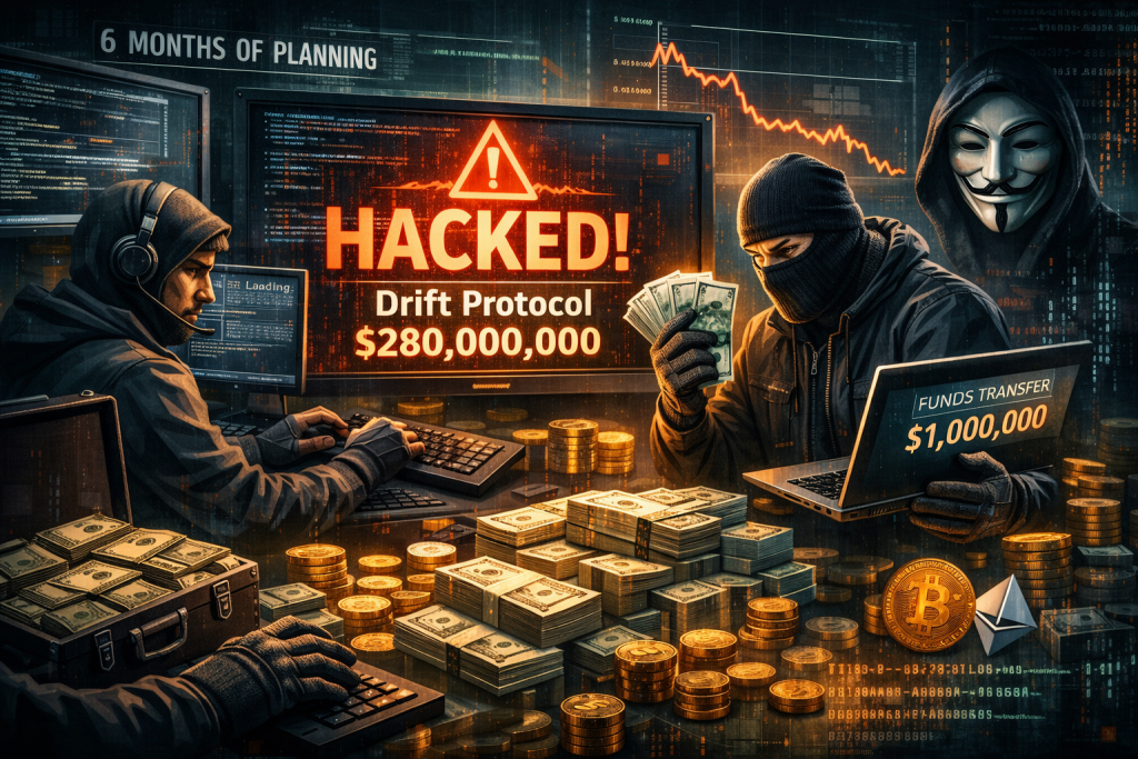 Хакери готувались півроку, витратили на обман $1 млн: подробиці крадіжки $280 млн з Drift Protocol