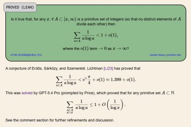 Аматор за допомогою одного запиту в ChatGPT розв’язав 60-річну математичну проблему Ердеша