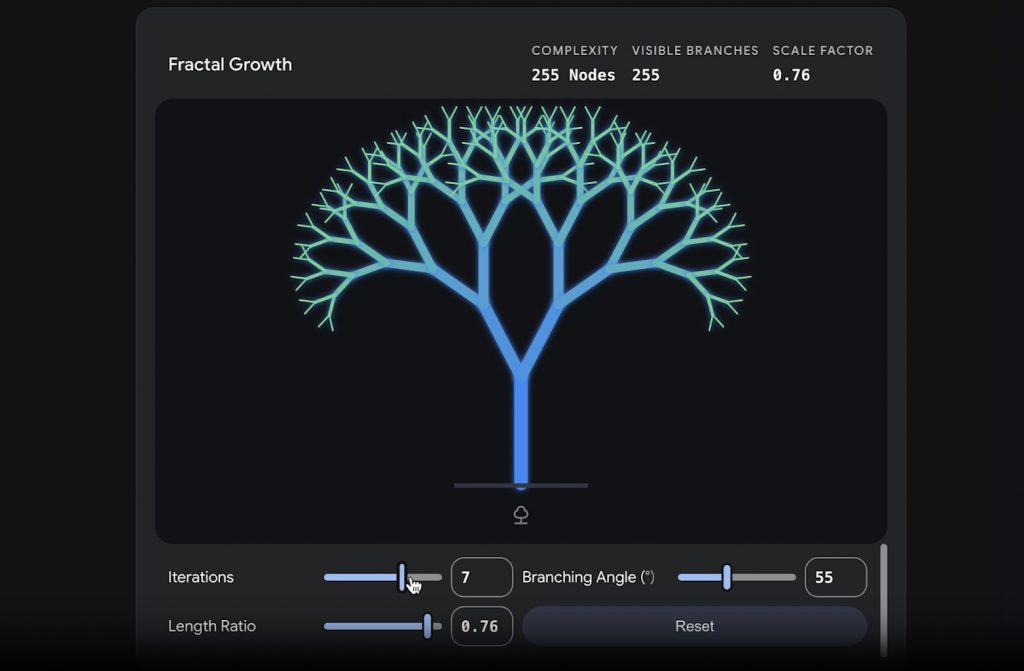 Чат-бот Gemini тепер може створювати 3D-моделі та інтерактивні діаграми