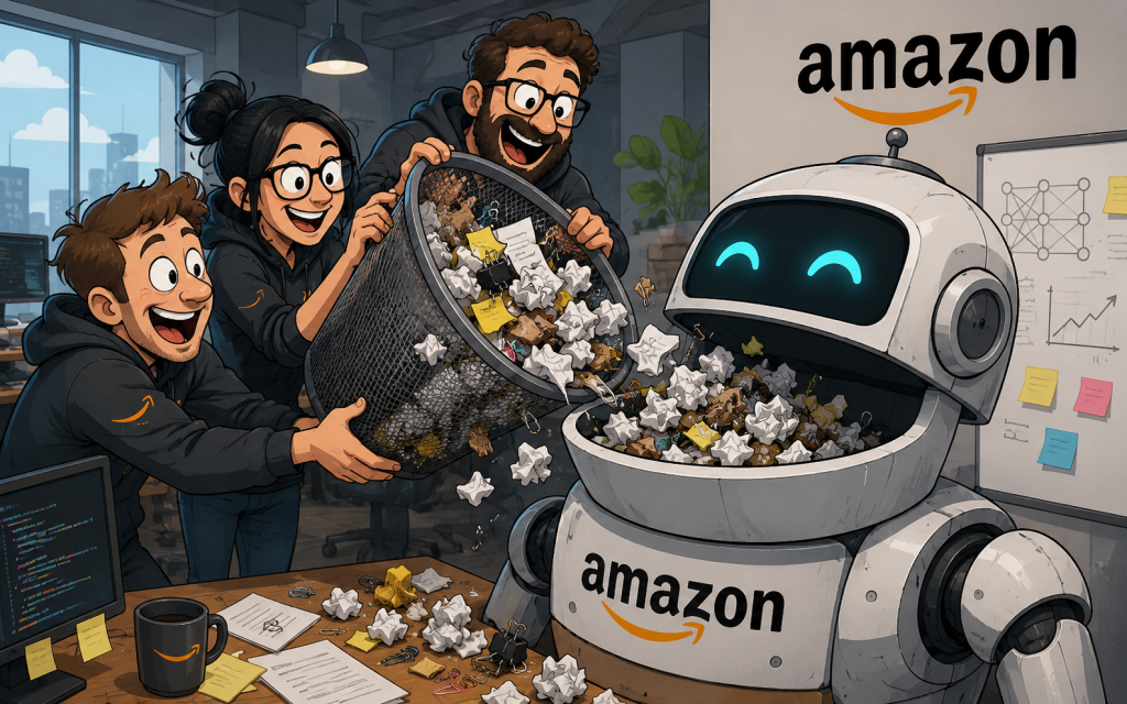 Найдорожча імітація роботи в історії: розробники Amazon «годують» нейромережі сміттям заради показників