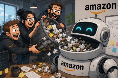 Найдорожча імітація роботи в історії: розробники Amazon «годують» нейромережі сміттям заради показників