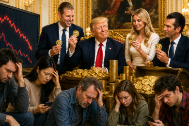 Поки інвестори рахують збитки, родина Трампа заробила на токенах $660 млн