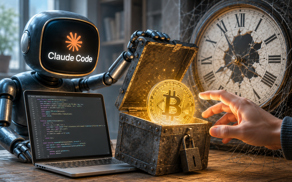 Claude Code допоміг повернути Bitcoin-гаманець, заблокований 12 років тому