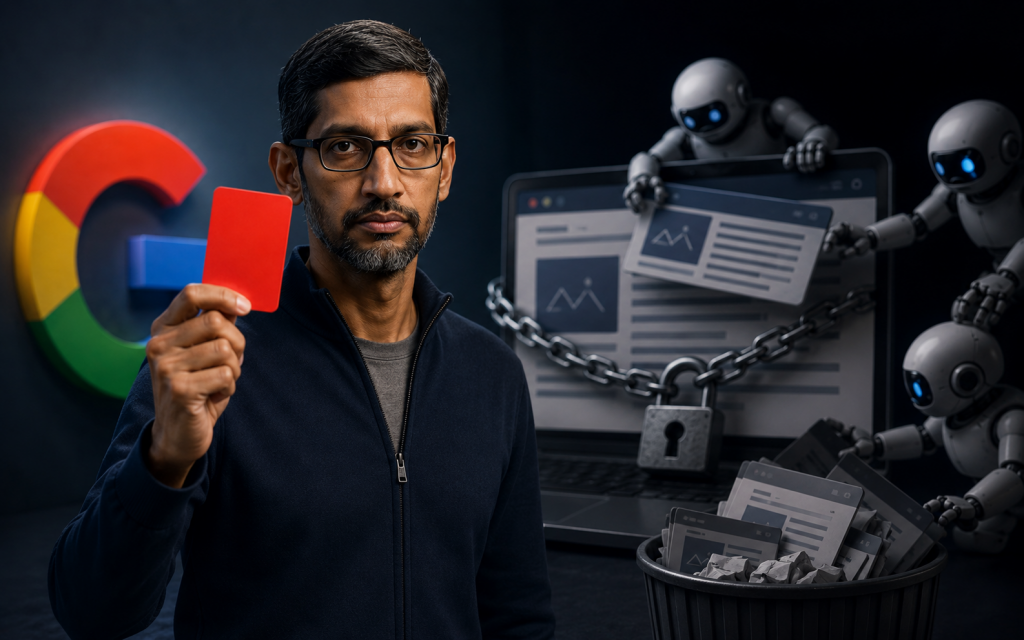 Google почне карати сайти за маніпуляції зі штучним інтелектом