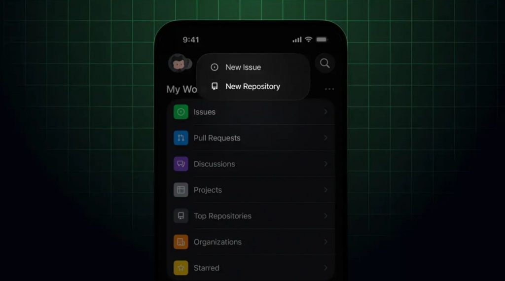 Нова версія GitHub Mobile дозволяє створювати репозиторії зі смартфона